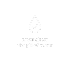 never alters the pH of water